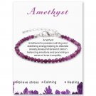 Healing Natural Amethysts Bracelet Stone Purple Crystal Beaded Bracelets Model Type 32