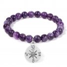 Healing Natural Amethysts Bracelet Stone Purple Crystal Beaded Bracelets Model Type 17