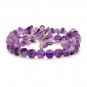 Healing Natural Amethysts Bracelet Stone Purple Crystal Beaded Bracelets Model Type 17