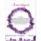 Healing Natural Amethysts Bracelet Stone Purple Crystal Beaded Bracelets Model Type 30