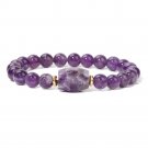 Healing Natural Amethysts Bracelet Stone Purple Crystal Beaded Bracelets Model Type 16