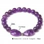 Natural Women men clean purple amethysts quarzt crystal stone Model Red