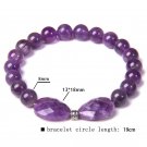 Natural Women men clean purple amethysts quarzt crystal stone Model 17 Amethyst