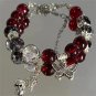 Niche Design Star Chain Tassel Bracelet for Women Fantasy Blue Crystal Beads Model J