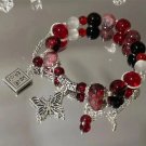 Niche Design Star Chain Tassel Bracelet for Women Fantasy Blue Crystal Beads Model H