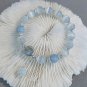 Original Opal Sea Blue Treasure Moonlight Crystal Bracelet Light Luxury Elastic Model A4