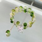 Original Opal Sea Blue Treasure Moonlight Crystal Bracelet Light Luxury Elastic Model A14