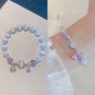 Original Opal Sea Blue Treasure Moonlight Crystal Bracelet Light Luxury Elastic Model A7