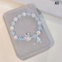 Original Opal Sea Blue Treasure Moonlight Crystal Bracelet Light Luxury Elastic Model A7