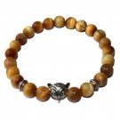Natural Stone Men's Beaded Jewelry Crystal Agates Jades Tiger Eye Stone Beaded Model Gold Natural Stone Men's Beaded Jewelry Crystal Agates Jades Tiger Eye Stone Beaded Model Gold