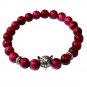 Natural Stone Men's Beaded Jewelry Crystal Agates Jades Tiger Eye Beaded Model Snake skin stone