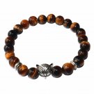 Natural Stone Men's Beaded Jewelry Crystal Agates Jades Tiger Eye Stone Beaded Model Tiger eye