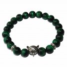 Natural Stone Men's Beaded Jewelry Crystal Agates Jades Tiger Eye Stone Beaded Model Green Tiger eye