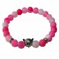 Natural Stone Men's Beaded Jewelry Crystal Agates Jades Tiger Eye Beaded Model Black Rhodochrosite