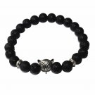 Natural Stone Men's Beaded Jewelry Crystal Agates Jades Tiger Eye Stone Beaded Model Volcanic rocks