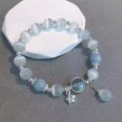 iche Design Star Chain Tassel Bracelet for Women Fantasy  Crystal Beads Elastic Model Blue