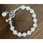 iche Design Star Chain Tassel Bracelet for Women Fantasy  Crystal Beads Elastic Model Blue