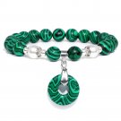 Natural Stone Pendant Bracelet Blue Sodalite Malachite Amethysts Tiger Eye Model Malachite