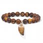 Natural Stone Pendant Bracelet Blue Sodalite Malachite Amethysts Tiger Eye Model Unakite