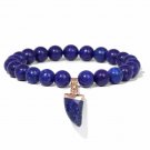 Natural Stone Pendant Bracelet Blue Sodalite Malachite Amethysts Tiger Eye Model Lapis Lazuli