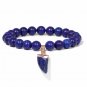 Natural Stone Pendant Bracelet Blue Sodalite Malachite Amethysts Tiger Eye Model Lapis Lazuli