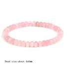 Trendy Rose Quartzs Bracelet Pink Crystal Beads Bracelets Stretch Natural Stone Model Style 22 Trendy Rose Quartzs Bracelet Pink Crystal Beads Bracelets Stretch Natural Stone Model Style 22