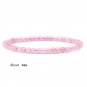 Trendy Rose Quartzs Bracelet Pink Crystal Beads Bracelets Stretch Natural Stone Model Style 35