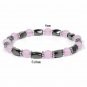 Trendy Rose Quartzs Bracelet Pink Crystal Beads Bracelets Stretch Natural Stone Model Style 34