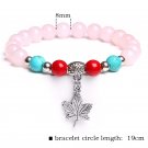 Trendy Rose Quartzs Bracelet Pink Crystal Beads Bracelets Stretch Natural Stone Model Style 14 Trendy Rose Quartzs Bracelet Pink Crystal Beads Bracelets Stretch Natural Stone Model Style 14