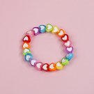Makersland  Cute Friendship Bracelets For Children Sweet Princess Hand Bracelet Model Heart
