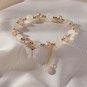 Purple Butterfly Charm Beaded Stretch Bracelet For Women Multi Color Crack Model ASL701551