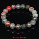 Natural Stone Bracelet Amethyst Tiger Eye Rose Quartz Obsidian Agate Beads Model Blood Stone