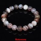 Natural Stone Bracelet Amethyst Tiger Eye Rose Quartz Obsidian Agate Beads Model Botswana