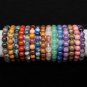 Natural Stone Bracelet Amethyst Tiger Eye Rose Quartz Obsidian Agate Model Elephant Skin Jasper
