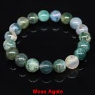 Natural Stone Bracelet Amethyst Tiger Eye Rose Quartz Obsidian Agate Beads Model Moss Agate Natural Stone Bracelet Amethyst Tiger Eye Rose Quartz Obsidian Agate Beads Model Moss Agate