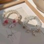 1Pc Anime Bracelet Cinnamoroll Bow Crystal Beads Bracelet Kawaii Model Grey