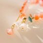 Korean Colorful Lily Valley Flower Bracelets for Women Fashion Sweet Crystal Model Yellow