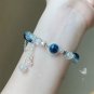 Fashion Simple Butterfly Chain Bead Bracelet for Women Fantasy Blue Crystal Model style 03