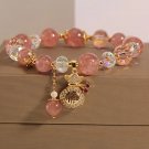 Chinese Style Lotus Butterfly Beaded Bracelets for Women Fashion Green Bead Model BR24Y0887