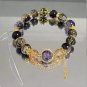 Chinese Style Lotus Butterfly Beaded Bracelets for Women Fashion Green Bead Model BR24Y0887