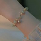 Sweet Vintage Pearl Lily Tulip Flower Bracelet for Women Fashion Cute Tassel Model 7