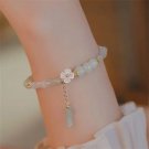 Sweet Vintage Pearl Lily Tulip Flower Bracelet for Women Fashion Cute Tassel Model 9