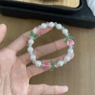 Sweet Vintage Pearl Lily Tulip Flower Bracelet for Women Fashion Cute Tassel Model 8