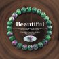 Natural Stone Beads Bracelet For Women Men Amethysts Crystal Quartzs Agate Model BR24Y063027
