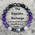 Natural Amethyst Body-purify Slimming Bracelet Stone Energy Yoga Bracelets for Model YA45661