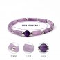 Natural Amethyst Body-purify Slimming Bracelet Stone Energy Yoga Bracelets for Model YA50711