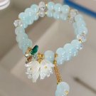 Korean New Lily of the Valley Flower Bracelet For Women Purple Green Blue Model BR24Y00965