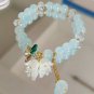 Korean New Lily of the Valley Flower Bracelet For Women Purple Green Blue Model BR24Y00967