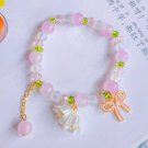 Korean New Lily of the Valley Flower Bracelet For Women Purple Green Blue Model 24