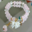 Korean New Lily of the Valley Flower Bracelet For Women Purple Green Blue Model 15
